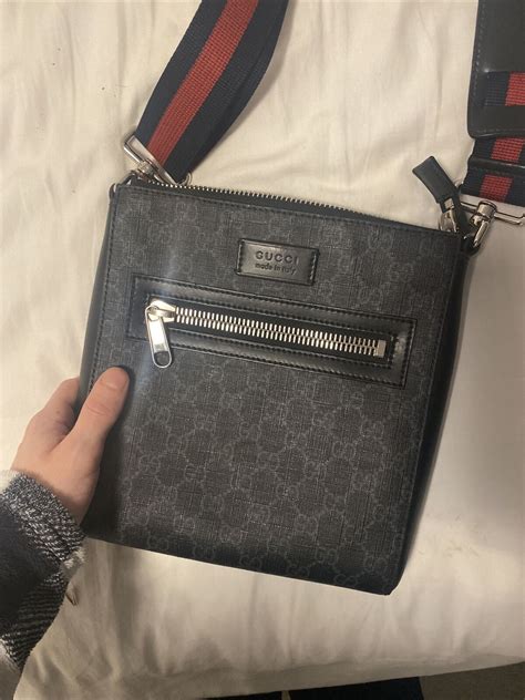 gucci messenger men bag|authentic gucci messenger bag.